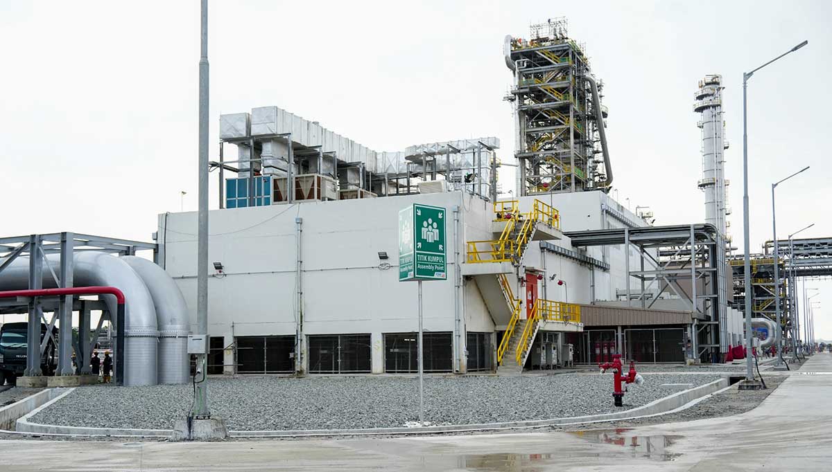 Pabrik SIG yang memasok 115.609 ton semen dalam proyek Infrastruktur Energi Terintegrasi RDMP Balikpapan. Foto: Ist