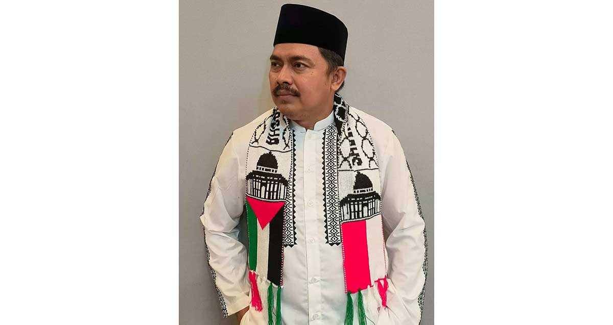 Ketum Barisan Ksatria Nusantara, Rofi’i Mukhlis atau yang akrab disapa Cak Ofi.
