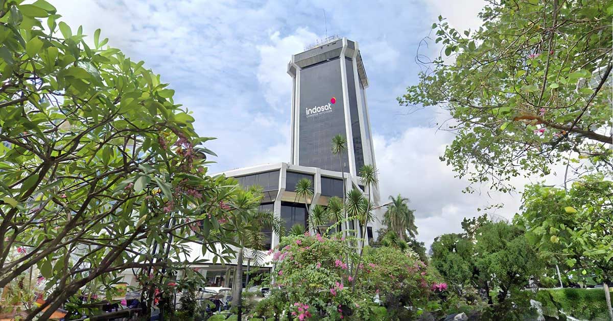 Kantor Indosat.
