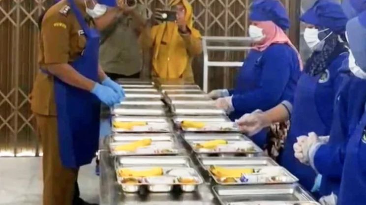 Peninjauan pemorsian di salah satu dapur MBG Kabupaten Sampang