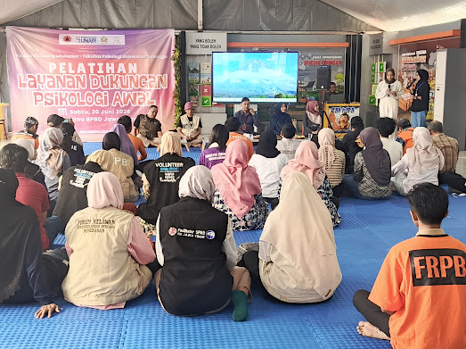 Tingkatkan Kapasitas Relawan, FRPB Pamekasan Ikuti Pelatihan Dukungan Psikologis Awal