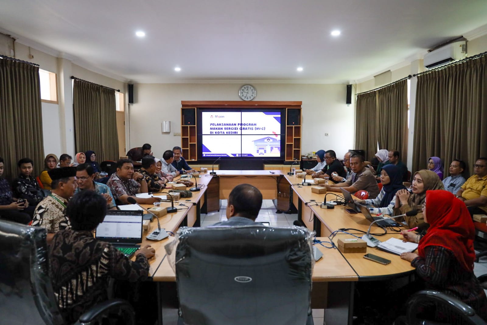 Mantapkan Sinergi, Bappeda Kota Kediri Gelar Rakor dengan Satgas MBG