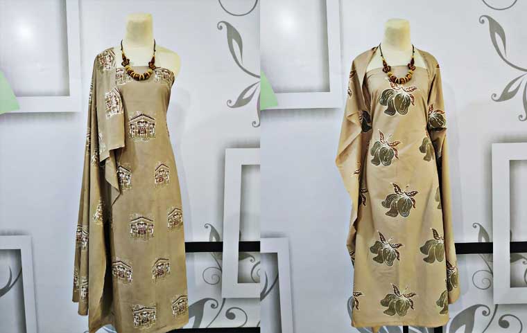 Batik yang menggunakan bahan dari alam. (foto: ist.)