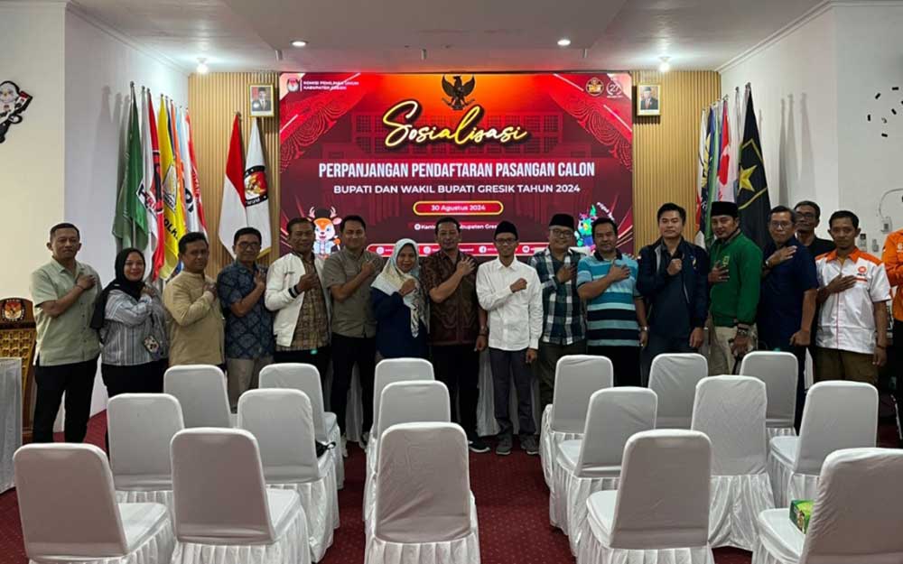 KPU Gresik Perpanjang Pendaftaran Cabup-Cawabup, Taufik: Belum Ada yang akan Mendaftar