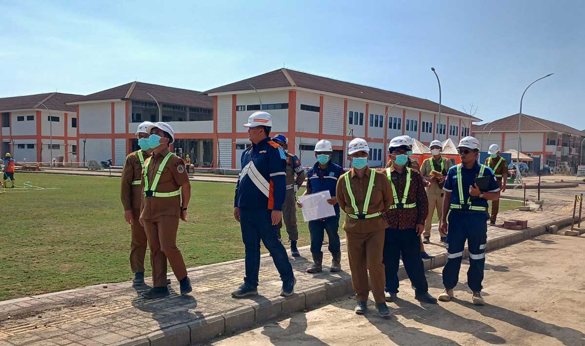 Wali Kota Pasuruan Tinjau Progres Pembangunan Sekolah Rakyat