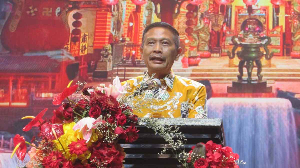 Wali Kota Malang saat memberi sambutan.