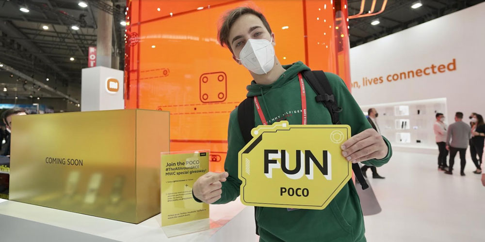 Peluncuran POCO Seri Extrime Experience di Mobile World Congress (MWC) 2022 Barcelona