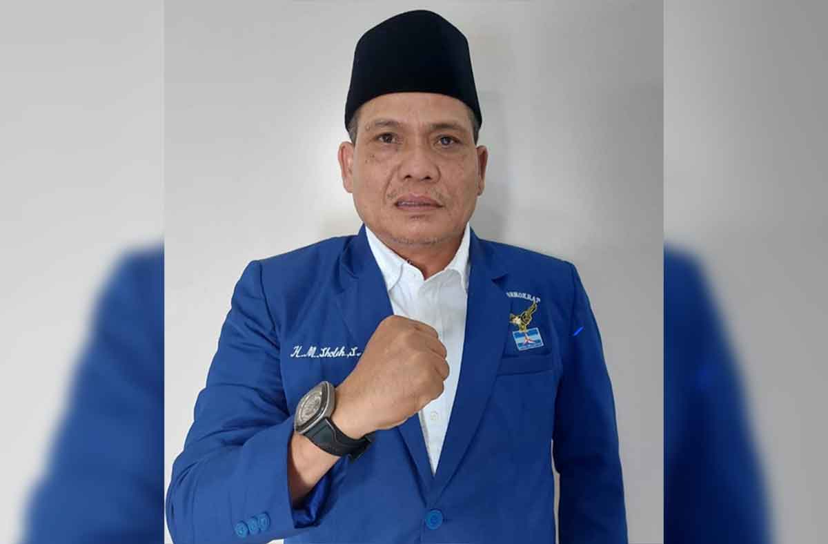 Ketua DPC Demokrat Kabupaten Mojokerto, H. M. Sholeh.