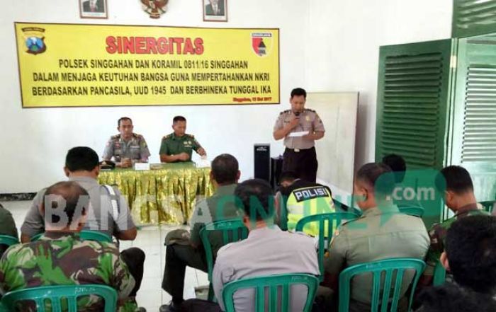 Sinergitas Polsek-Koramil Singgahan Demi Menjaga Keutuhan NKRI