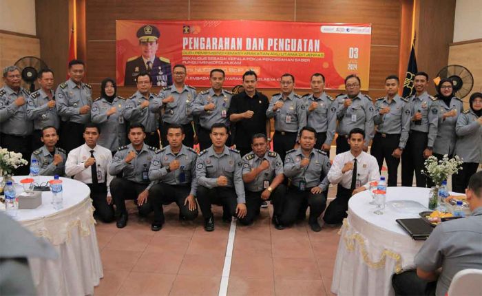 Lapas Kediri Mendapat Kunjungan dan Pengarahan dari PK Ahli Utama Ditjen Pas