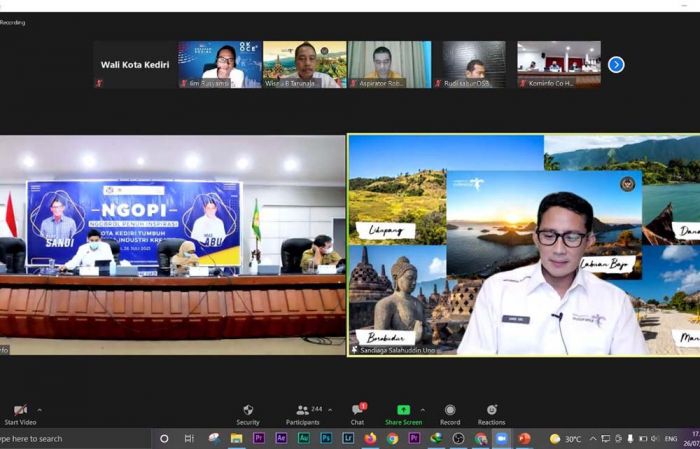 Sandiaga Uno Apesiasi Industri Kreatif dan Potensi Wisata Kota Kediri Sandiaga Uno Apesiasi Industri Kreatif dan Potensi Wisata Kota Kediri