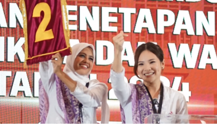 Pengundian Nomor Paslon Pilwali Kediri, Feronica: Dua Bermakna Keseimbangan Pengundian Nomor Paslon Pilwali Kediri, Feronica: Dua Bermakna Keseimbangan