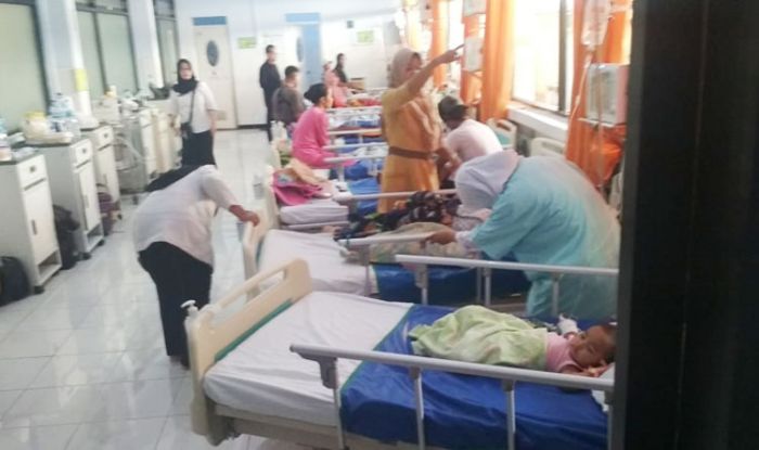 Pasien DBD di RSUD Jombang Meningkat, 7 Anak Dirawat Pasien DBD di RSUD Jombang Meningkat, 7 Anak Dirawat
