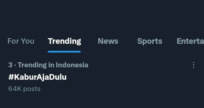 Tagar #KaburAjaDulu Jadi Tren di Semua Media Sosial Tagar #KaburAjaDulu Jadi Tren di Semua Media Sosial