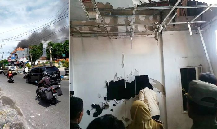 RSUD Syamrabu Bangkalan Dilalap Si Jago Merah, Tim Labfor Polda Jatim Selidiki Penyebab RSUD Syamrabu Bangkalan Dilalap Si Jago Merah, Tim Labfor Polda Jatim Selidiki Penyebab