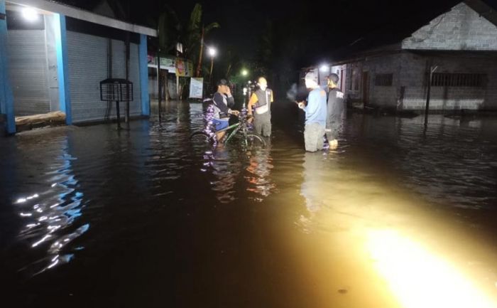 Diguyur Hujan 4 Jam, Banjir Rendam Lima Desa di Wonodadi, Blitar 