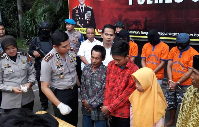 Polres Gresik Bekuk Tiga Spesialis Pencuri Hewan Ternak