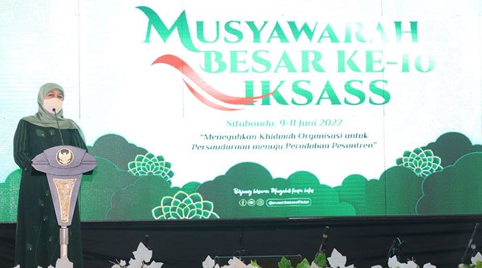 Hadiri Musbes X IKSASS Situbondo, Gubernur Khofifah Tawarkan Program Pemberdayaan Ekonomi