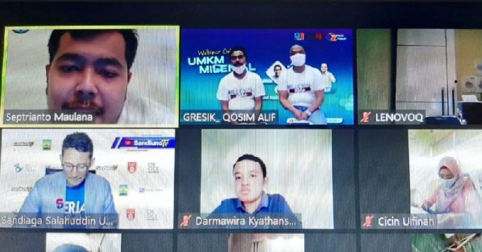 Sandiaga Optimis Qosim-Alif Mampu Bangkitkan UMKM Gresik dan Dorong Milenial Jadi Entrepreneur Sandiaga Optimis Qosim-Alif Mampu Bangkitkan UMKM Gresik dan Dorong Milenial Jadi Entrepreneur