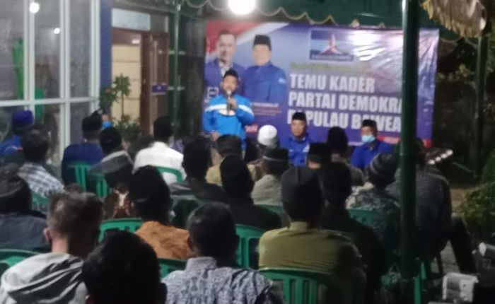 Hadiri Temu Kader Demokrat Gresik di Bawean, Bupati Gus Yani Ajak Bareng-bareng Kawal Nawa Karsa