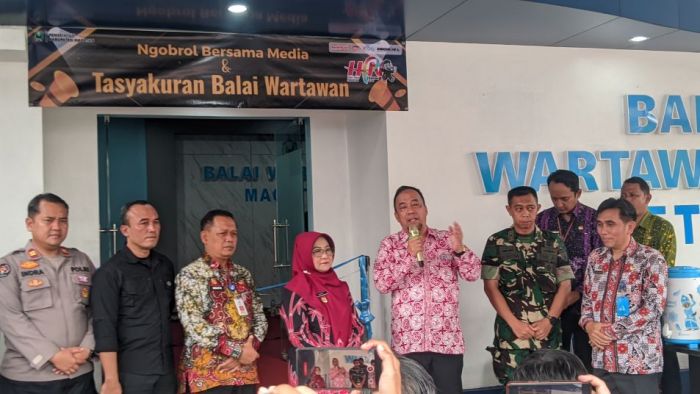 Bupati Magetan Resmikan Balai Wartawan Bertepatan Hari Pers Nasional