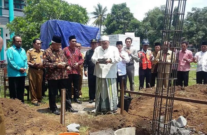 Wabup Letakkan Batu Pertama Pembangunan Aula IAI Al-Qolam