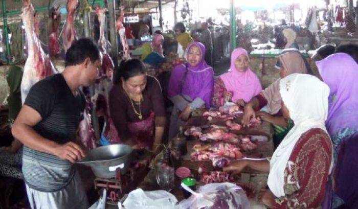 Harga Daging tetap Tinggi, Disperindag Sumenep Berpangku Tangan