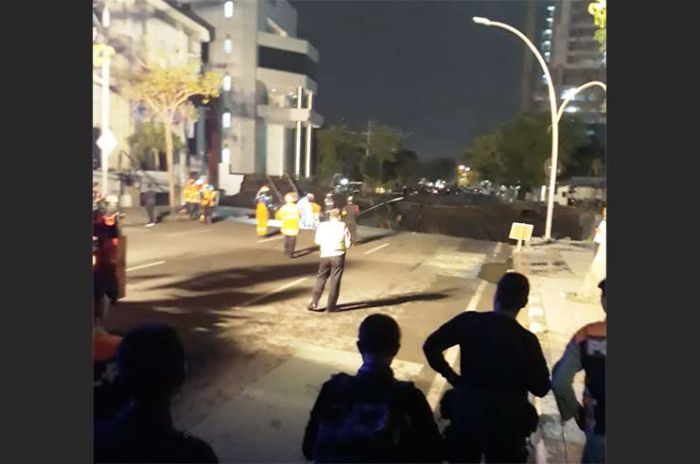 Soal Amblesnya Jalan Raya Gubeng, Wawali: Pemkot Panggil Pihak Terkait Malam ini Juga