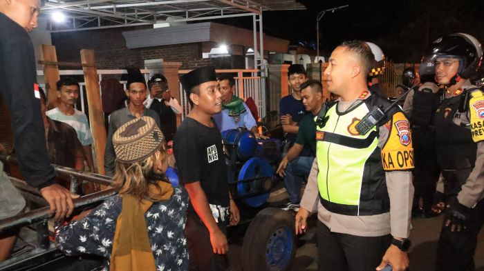 Pastikan Kamtibmas Malam Idulfitri 1445 H, Kapolres Kediri Kota Pimpin Patroli dan Imbau Hal ini