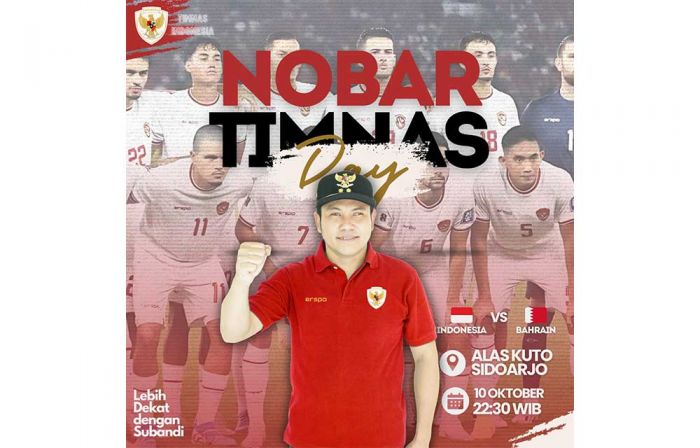 Relawan Pemuda Baik Gelar Nobar Indonesia Vs Bahrain, Ada Doorprize hingga Snack dan Minum Gratis Relawan Pemuda Baik Gelar Nobar Indonesia Vs Bahrain, Ada Doorprize hingga Snack dan Minum Gratis