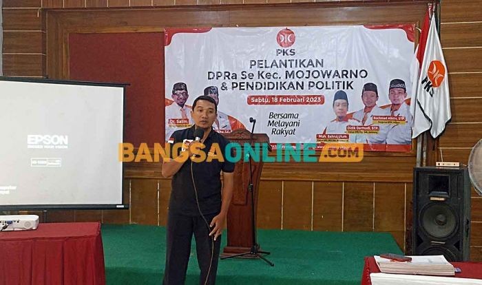 Gelar Pelantikan dan Pendidikan Politik, PKS Jombang Targetkan 6 Kursi pada Pemilu 2024