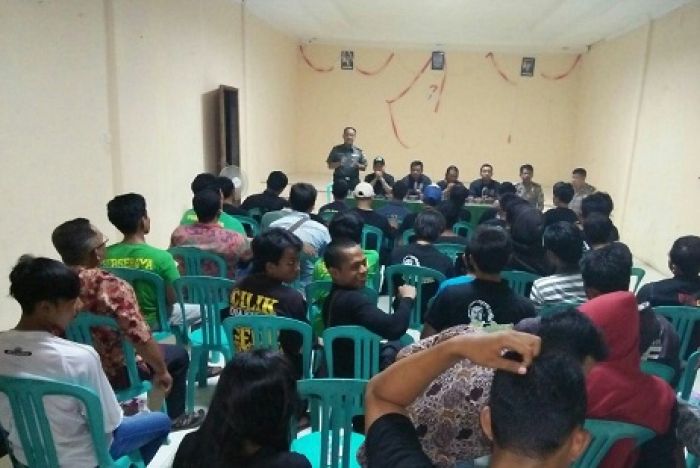Bonek dan PSHT Semampir Dipertemukan di Makoramil Bonek dan PSHT Semampir Dipertemukan di Makoramil