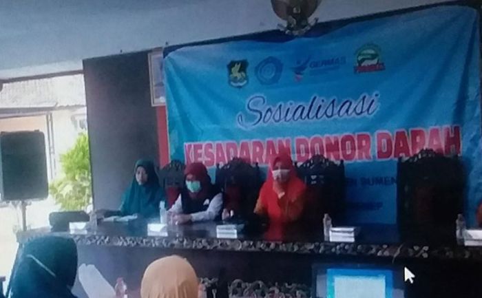 Gandeng PMI, TP-PKK Sumenep Gelar Sosialisasi Kesadaran Donor Darah