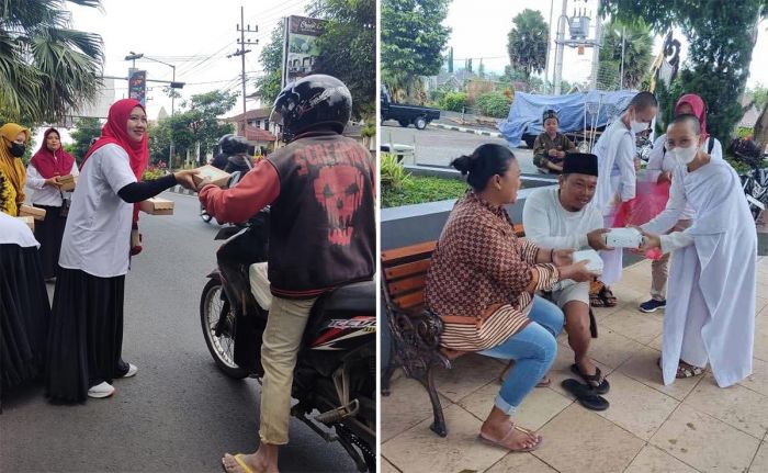 Sembilan Komunitas Perempuan Lintas Iman Kota Batu Bagikan Takjil