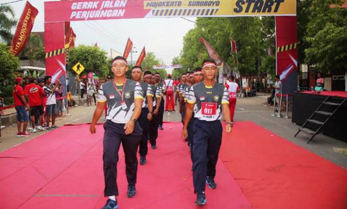 Koarmada II Turunkan 3 Peleton Prajurit Ikuti Gerak Jalan Mojokerto 2019