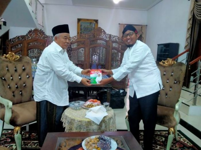 Mau Maju Cawagub Jatim, Bupati Sumenep Achmad Fauzi Silaturahim pada Kiai Asep