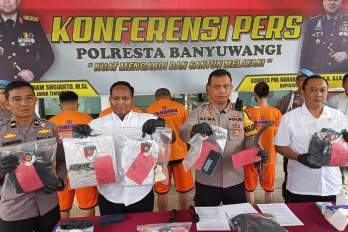 Lima Orang Ditetapkan Jadi Tersangka Usai Aniaya Anggota Perguruan Silat di Banyuwangi