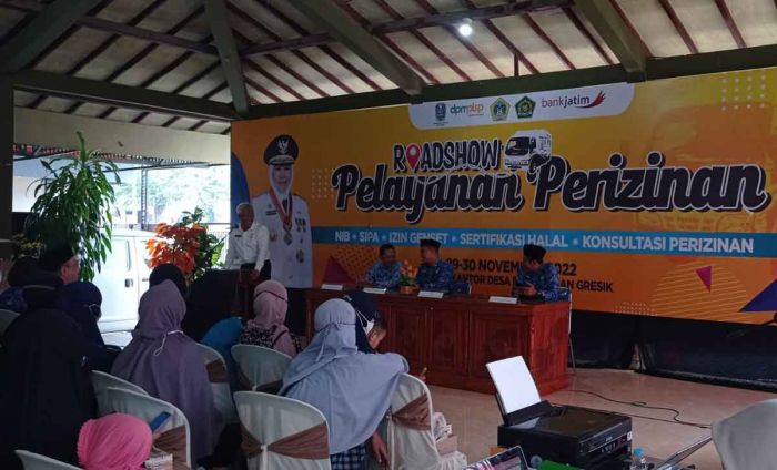 Jemput Bola, DPMPTSP Jatim Layani Perizinan untuk UMKM di Gresik