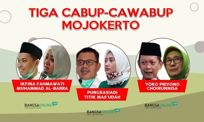 Pilbup Mojokerto, Tiga Cabup-Cawabup Bertarung, Siapa Unggul? Pilbup Mojokerto, Tiga Cabup-Cawabup Bertarung, Siapa Unggul?