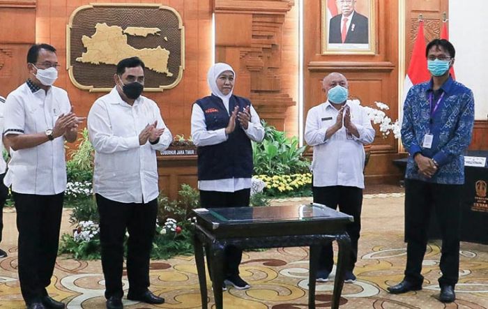 Gubernur Khofifah, Menteri Perindustrian dan Mentan Resmikan Pasuruan Cocoa Technical Center