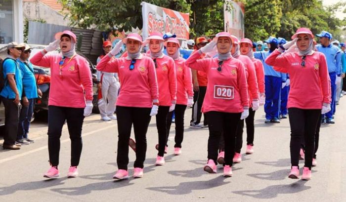 Tanamkan Patriotisme, Pemkot Pasuruan Gelar Gerak Jalan Beregu Instansi dan Umum