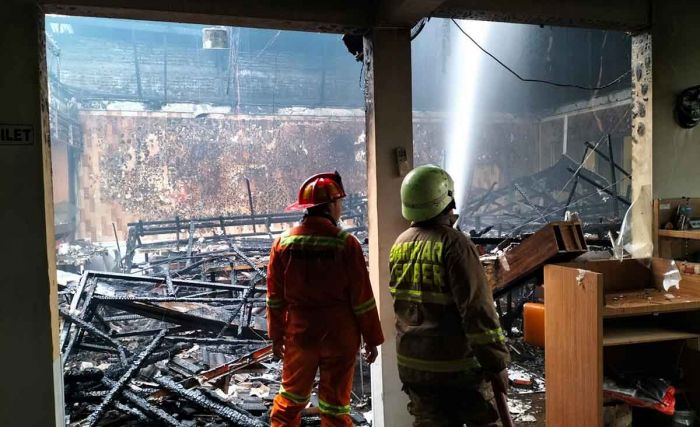 Hotel di Jember Terbakar, Api Berasal dari Restoran Hotel di Jember Terbakar, Api Berasal dari Restoran