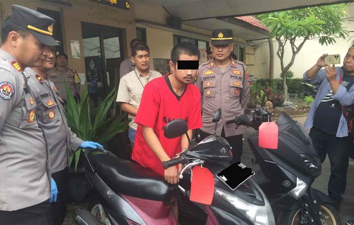 Nekat Curi Motor, Penjaga Toko di Galaxy Mall Ditangkap