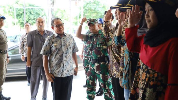 Wabup Tuban Pantau Langsung Proses Pantukhir Paskibraka Wabup Tuban Pantau Langsung Proses Pantukhir Paskibraka