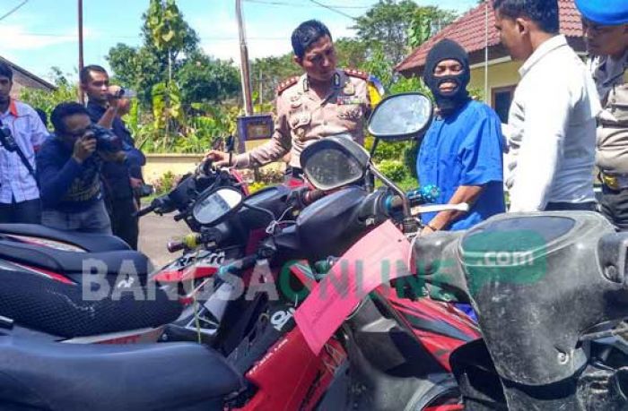 Buser Polres Bojonegoro Bekuk Spesialis Pencuri Motor, Satu Pelaku Tewas 