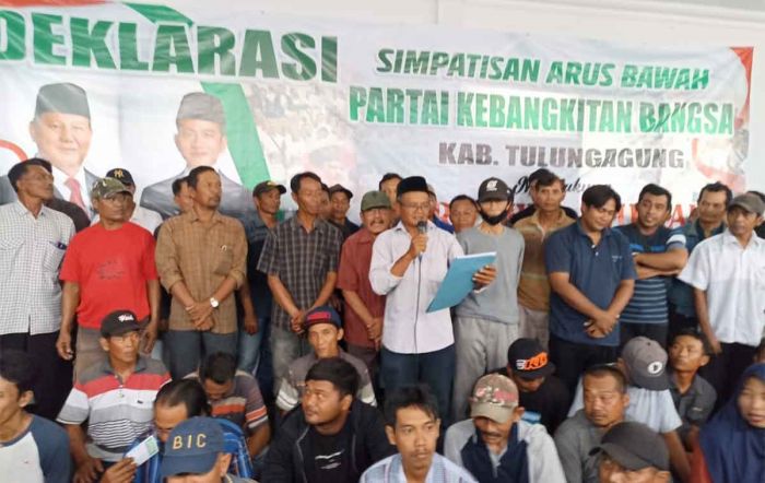 Simpatisan PKB di Tulungagung Dukung Prabowo-Gibran