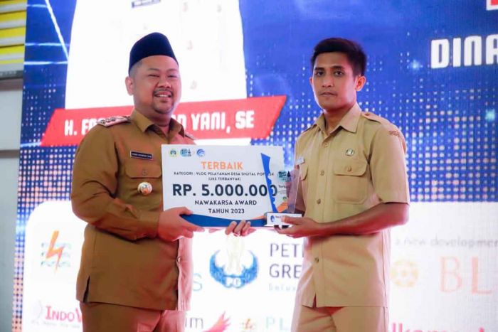 Dorong Layanan Digital, Bupati Gresik Adakan Nawakarsa Award Desa SIAP