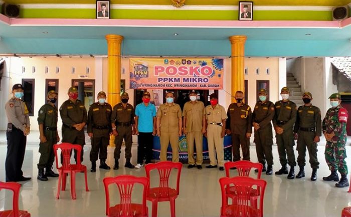 Pemdes Wringinanom Dirikan Posko Kampung Tangguh Semeru PPKM Mikro