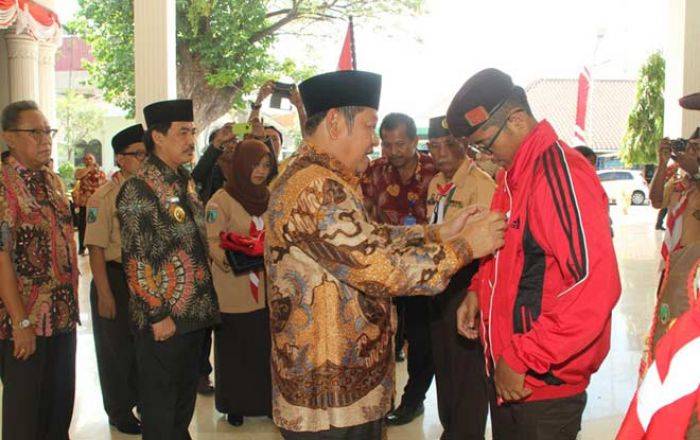 Ikuti Jambore Nasional, Kontingen Pramuka Diminta Harumkan Nama Sidoarjo Ikuti Jambore Nasional, Kontingen Pramuka Diminta Harumkan Nama Sidoarjo
