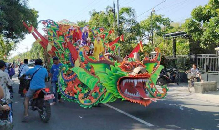 Peringati Tahun Baru Islam 1441 H, SMPN 1 Pademawu Pamekasan Gelar Pawai 1 Muharram